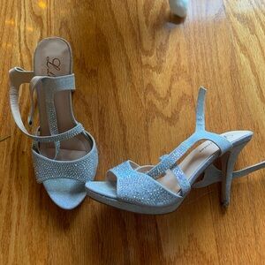 Sparkly high heels